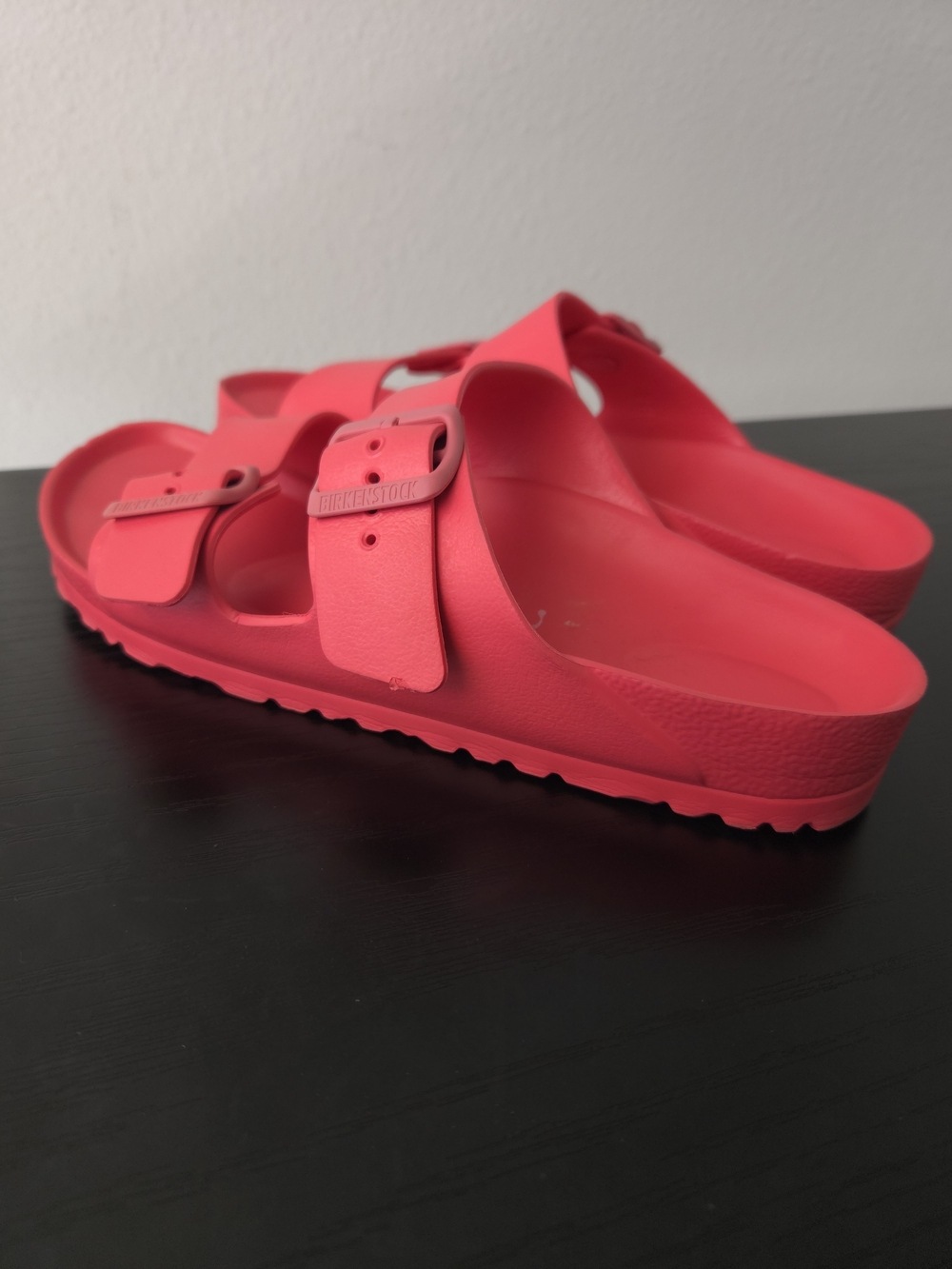 Birkenstock Women's Two-Strap EVA Sandals in Bright Pink Size 9 - Picture 3 of 6